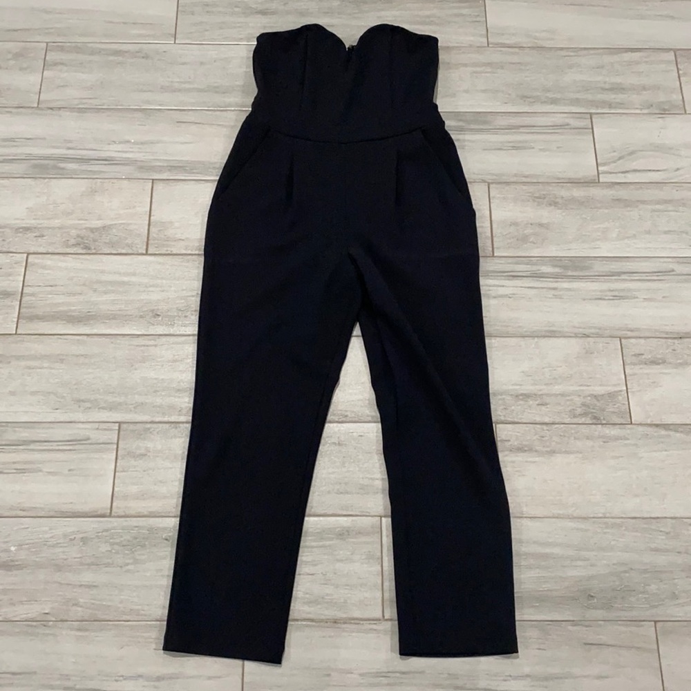 Express strapless jump suit